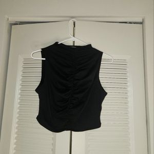 SHEIN black sleeveless Crop Top M